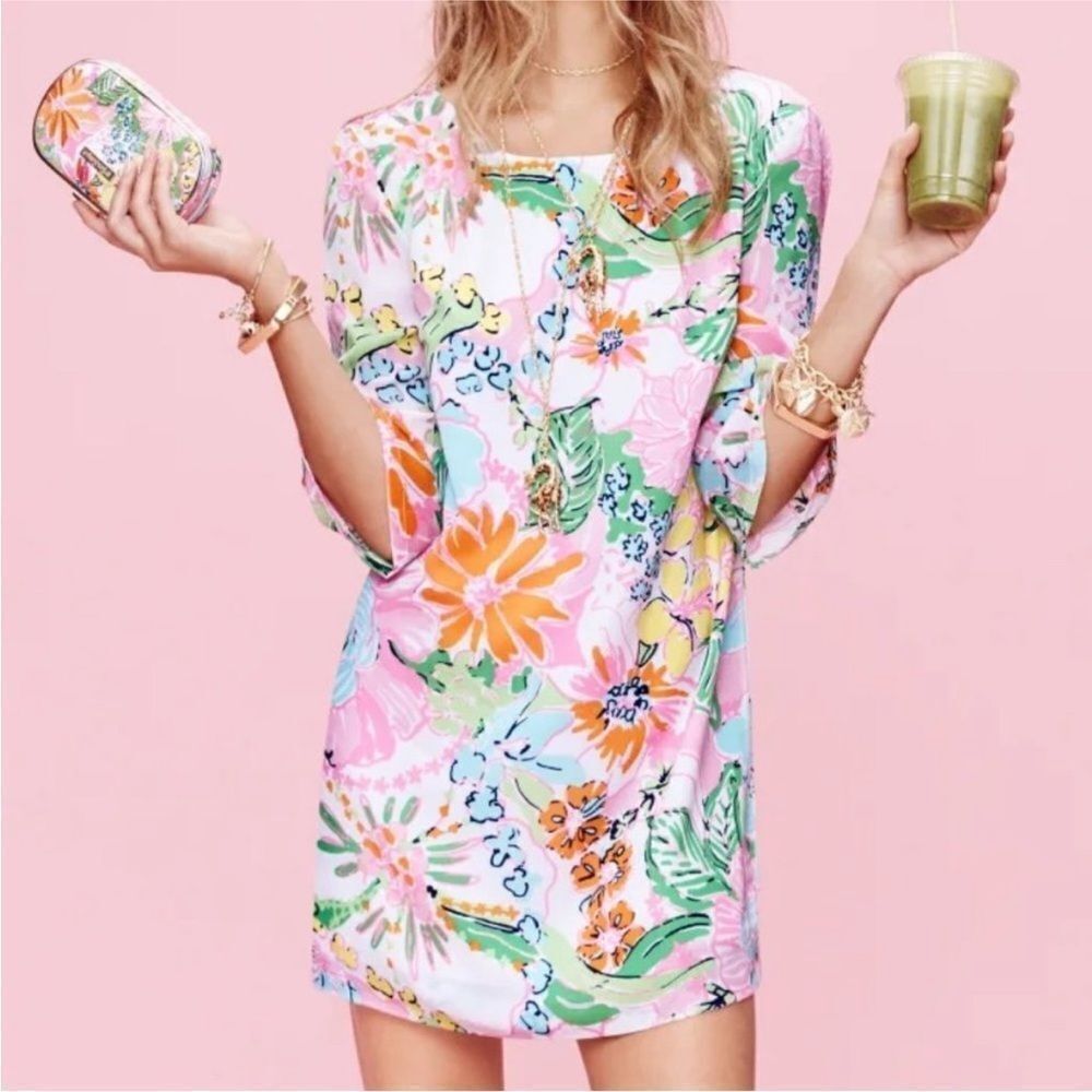 LILLY PULITZER x TARGET | Nosey Posey Floral Tie Back Dress Women’s Size X-Small